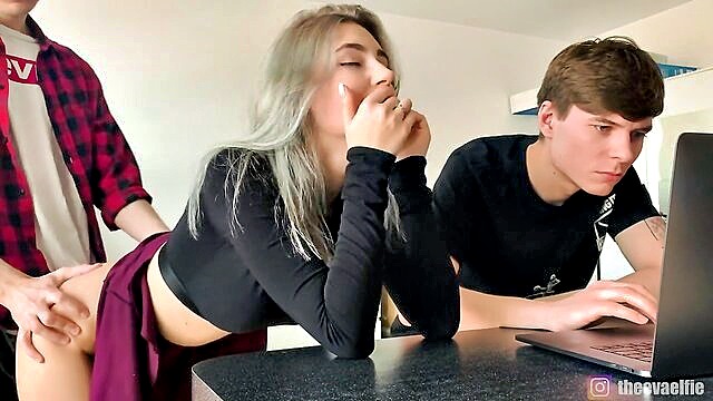 Eva Elfie, Elfie - extra marital intercourse with a prostitute caucasian teen with big boobs receives oral and facial creampie   pov 18 year old blonde natural breasts