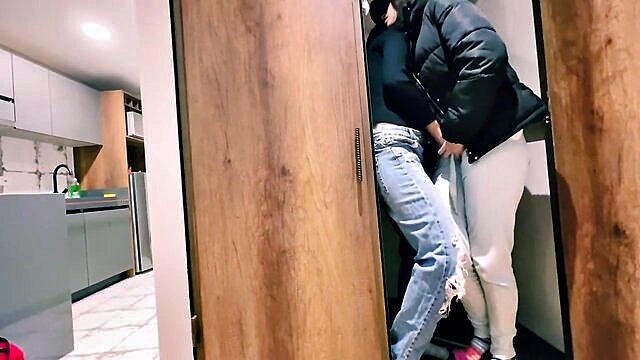 she sneaks in some quick and hard action in her room while hes out : Scarlethanc