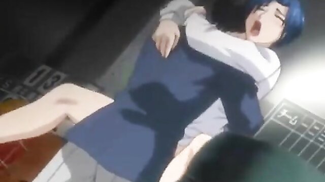 hentai video featuring intense anal and oral action : Ts