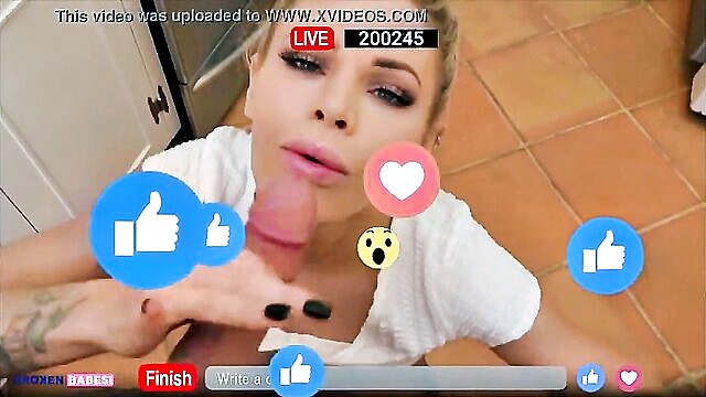 Jessa Rhodes - cheating babe satisfies stepbrother on facebook live Broken Babes