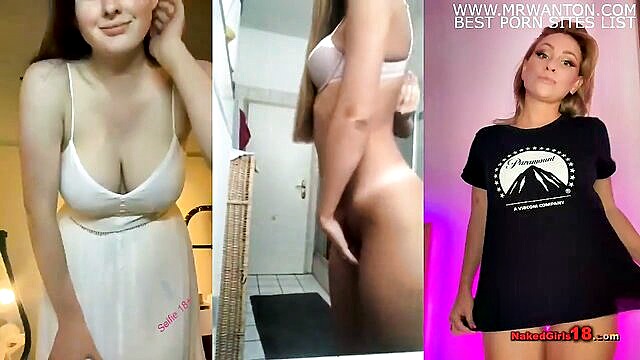 18 year old, sexy teen, foreplay - nineteen year old girls seductive striptease performance and teasing play