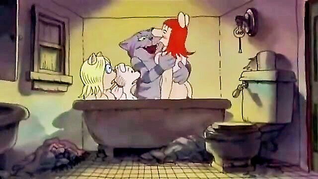 cartoon, bath, orgy - retro cartoon sex fritz the cats sensual bathing and orgy escapade