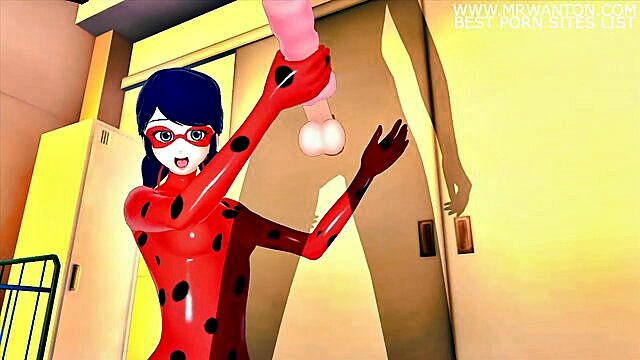 3d hentai, cartoon, hentai - amazings ladybug themed 3d hentai animation