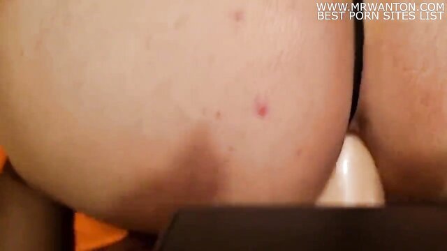 wife explores husbands pleasure with strapon and oral skills : Doggy