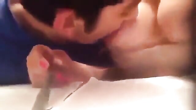 free amateur sex video of van studying and then fondling latina breasts : ama