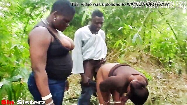 sis invited to the outdoors by african stud and his sister for some local fun : Sin Sisterz