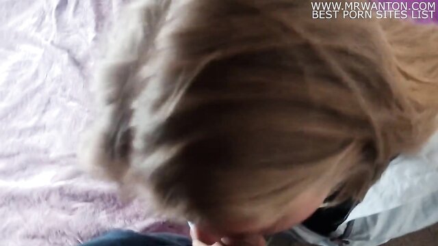 young russian students steamy solo blowjob adventure : Cums
