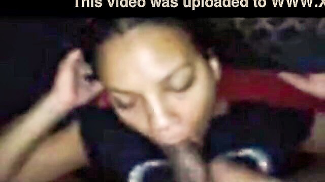 homemade, swallow, ebony - amateur guy cums inside a black blowjob home video