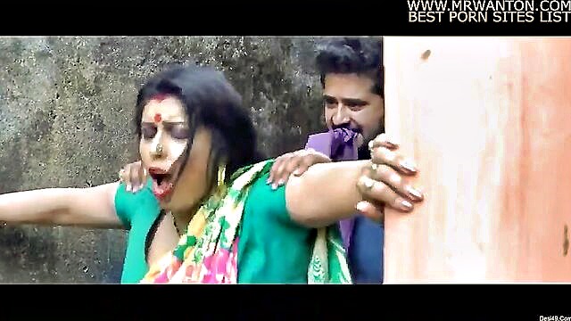 big tits, asian, indian - hindi web series with big tits kissing and hardcore scenes