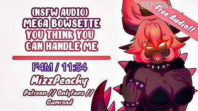 big tits, handjob, blowjob - join bowsette in her sensual masturbation and bdsm session on august 29th 2021 with hd video