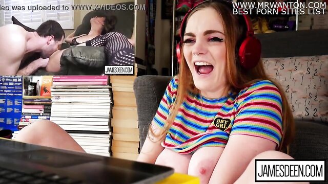 Carly Rae Summers - carly rae summers reacts to james deen and abbie maleys explicit encounter James Deen