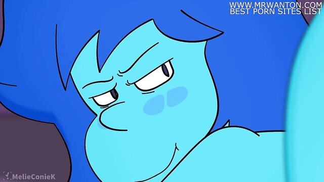 Azul - blue women engage in lesbian sex for reproduction