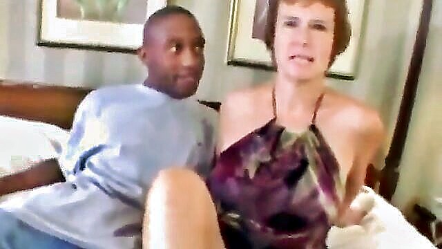 white mom loses control to bbc in interracial sex : Blacked