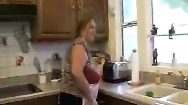 Ts - redneck milf with saggy natural tits and big ass gets wild Ts