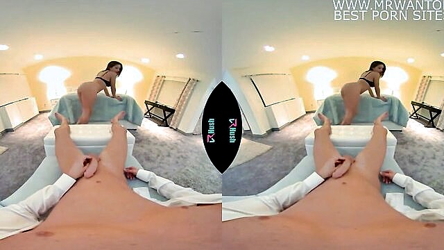 Abella Danger, Seth Gamble - abella dangers 180° virtual reality sex experience with cowgirl and reverse cowgirl VRHush