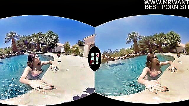 Veronica Valentine, Veronica - dive into reality with veronica valentines poolside couplings VRHush