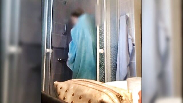 homemade, shower, voyeur - privacy invaded amateur showering video recorded from hidden camera in bathroom