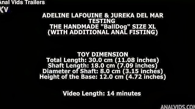 Jureka Del Mar - jureka del mar and adeline lafouine exploring handmade paddle size xl in indoor setting with additional anal fisting Anal Vids Trailers