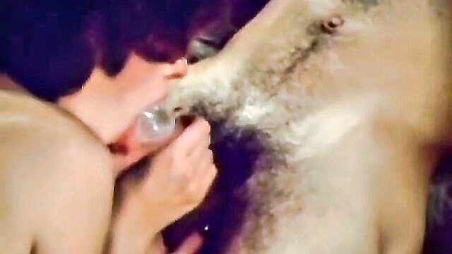 cum swallowing, blowjob, vintage - vintage queen swallows