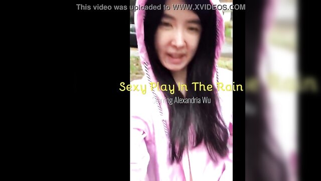 chinese teen alexandria wu bares all in the rain : Chazzy Amateurs