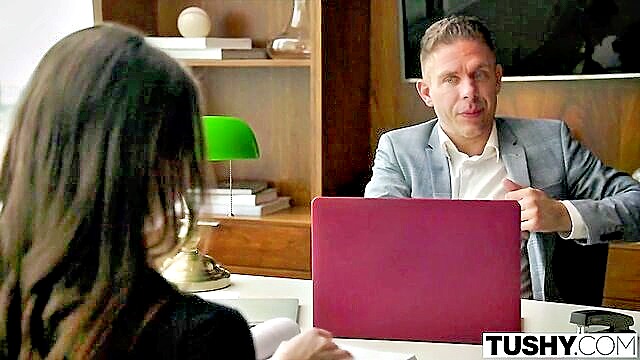 Liz Jordan, Mick Blue - tushy anal loving college student seduces her professor over three days liz seduces her psychology professor anal blowjob brunette doggy style facial gaping rimjob small tits college student Tushy