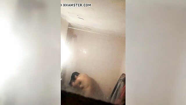 romanian, big tits, latina - mature spy caught in steamy shower encounter with busty latina