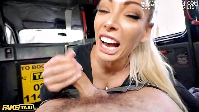 Isabelle Deltore - australian blonde isabelle deltores hardcore ride in a fake taxi Fake Taxi