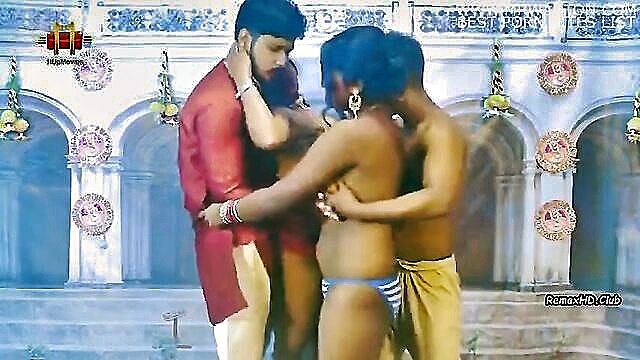 indian, cum swallowing, ballbusting - dhunuchi nach indian 69 ballbusting cum swallowing doggy style pussy licking fingering kissing naches