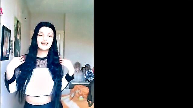 amateur, compilation, 18 year old - a selection of tik tok videos featuring young girls in leggings and tights