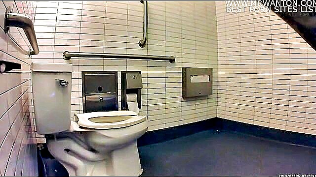 hidden camera, amateur, 18 year old - hidden camera captures wild chipotle bathroom escapade