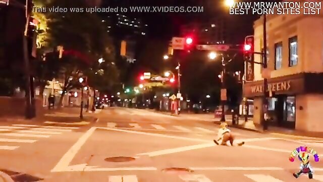 hardcore, milf, cock - ebony thot gives clown a public blowjob in hd