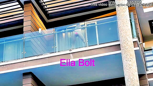 Ella Bolt, Ella - she caught me when i spy her riding a big dildo and squirting in balcony ella bolt porn dildo teen pussy blonde outdoor pornstar petite rough real amateur squirt masturbation pov publ