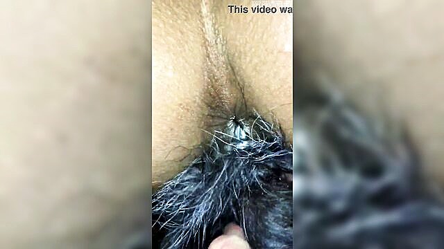 ass, asshole, amateur - tight asian rear end penetrated by anal toy unprofessional hairy amateur