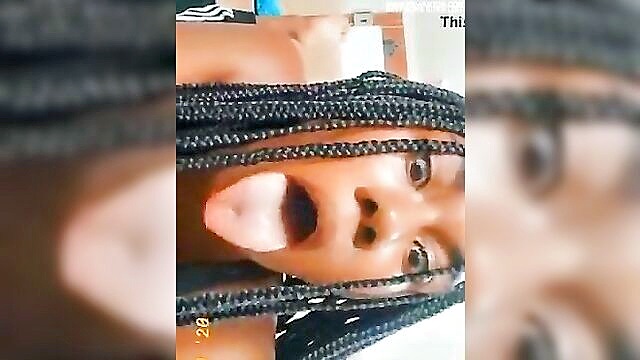 ebony, tongue, sound - tongue fetichs and sound vomit ebony tongue