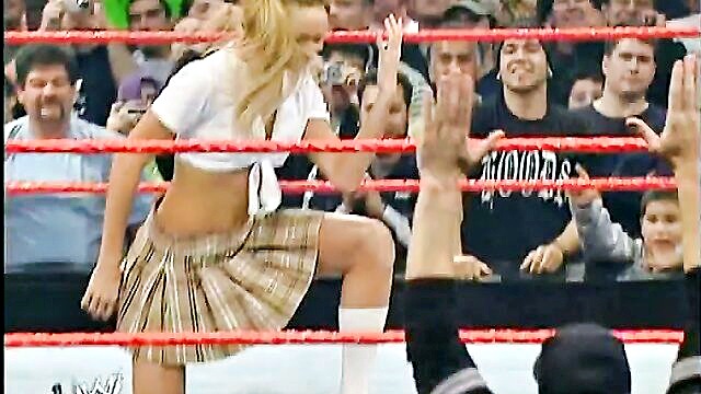 Stacy Keibler - sports diva stacy keibler flaunts her panties in a wrestling inspired display EAGLE