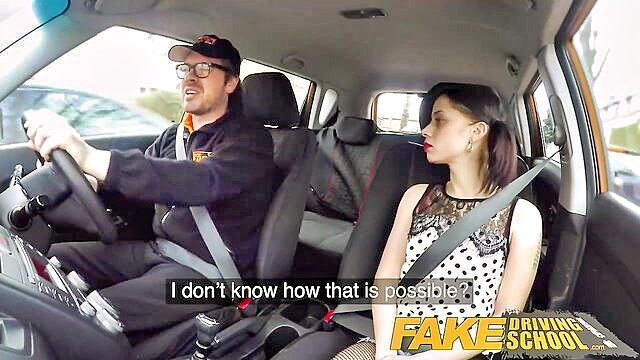 Fake Driving School Backseat Fuck : Fake Driving School