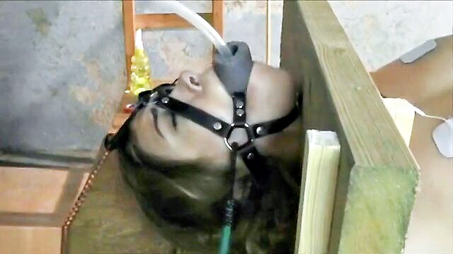 harsh, bdsm, restraint - rough bdsm punishment using restraints