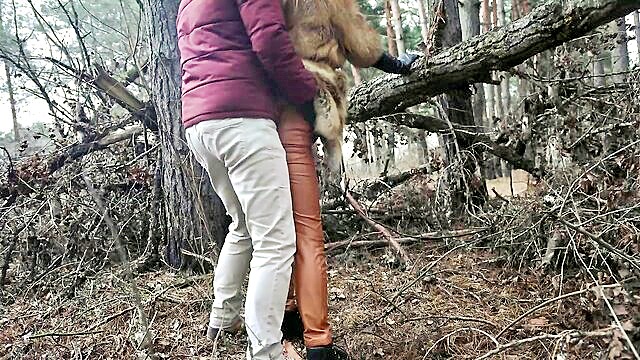 Outdoor Sex Redhead Winter Forest Porn Video : Rudacat