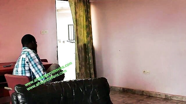 anita the sexy girl from the village who gets roughly fucked on the veranda of the house by her neighbor in a scene of adultery with a big black cock publicly in the free era between adultery and se : African Porn Movies