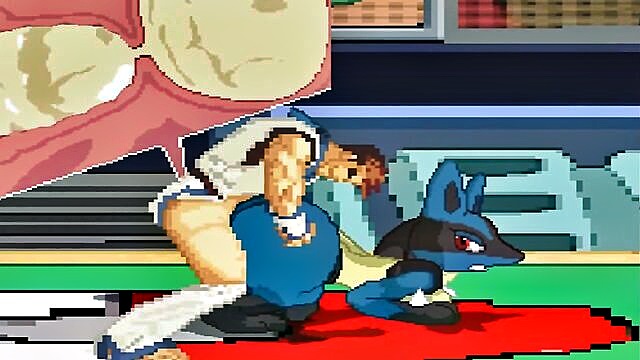 anime, cartoon, big tits - watch mugen lucarios compatibility with an erotic fantasy character in free hentai video