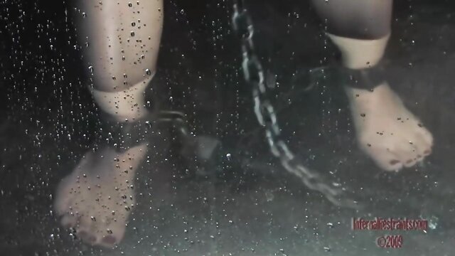 brunette, big tits, fetish - tia ling stuck duck bdsm video