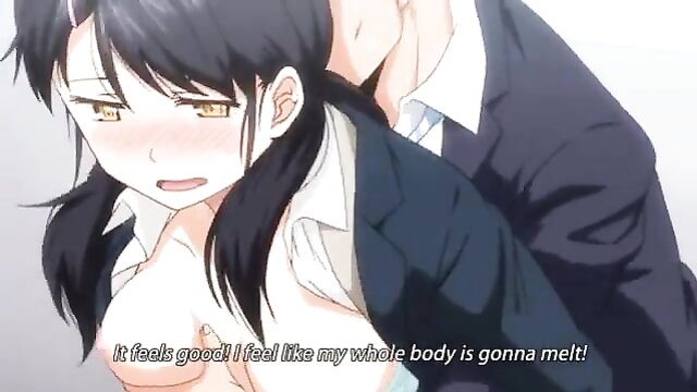 big tits, cartoon, anime - explore a taboo uncle niece relationship in this animated hentai video xxxv