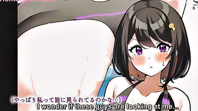 new hentai, motion anime, hentai - a committed swimming club member develops feelings for her coach in a sensual anime video