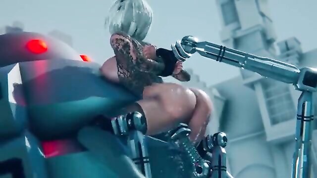nier, testing, robot - robot sex