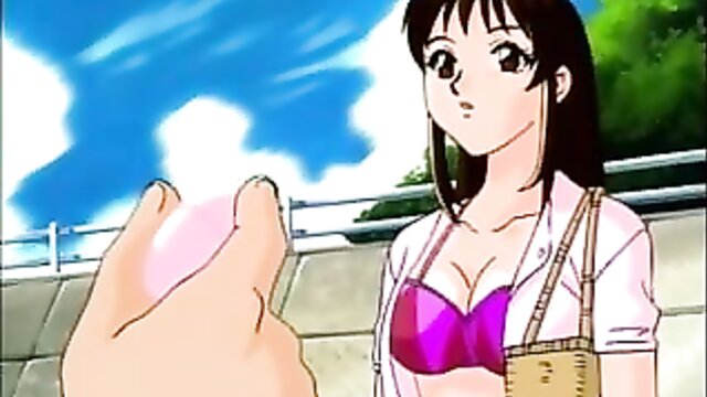 hentai, beach pussy, beach massage - hentai beach massage with vibrator and body play