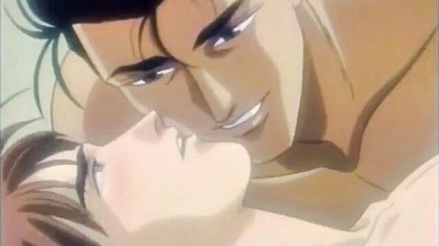 cartoon, hentai, yaoi - young business suite clad submissive man getting dominated by his upper ranks gay corporate colleagues