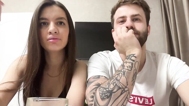 amateur, big tits, blond - real amateur couples intimate webcam video recorded by teen girl