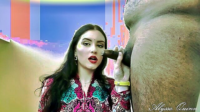 big cock, rough, teenager - devar pounds indian desi bhabi rudely in hatch and jizz fat on her face imwf
