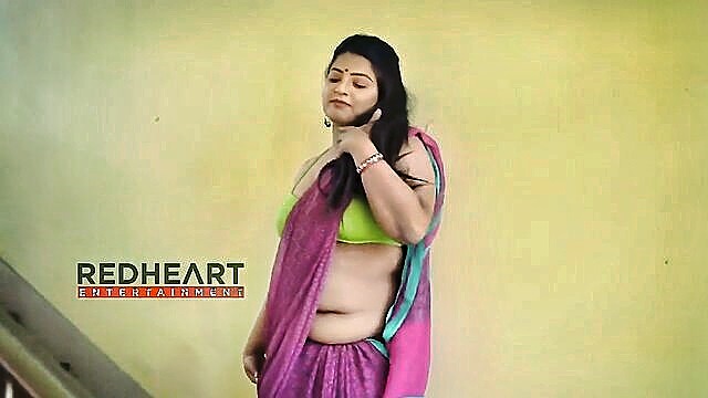 big boobs, butt, chubby - indian cute big bosomed cutie in saree