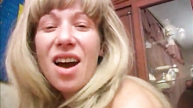 a busty nympho pleasures herself with a large black sex toy : Rus Teen Sex